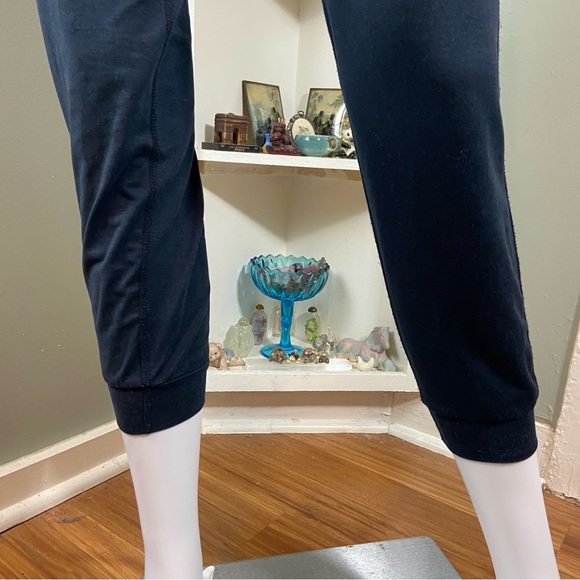 Vuori Lux Navy Dark Blue Jumpsuit Drawstring Waist Medium M Racerback Jogger - Picture 4 of 15